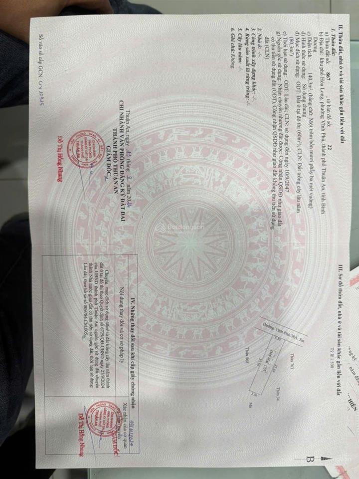 Hiếm! mặt tiền kinh doanh (5,5x25) 140m2 thổ ngay chung cư splus, đường nhựa thông  hướng tây bắc