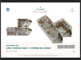 Độc bản 1 căn góc 1pn + 2 ban công siêu đẹp view biển, giá rẻ hơn 20tr/m2.  0978 539 ***