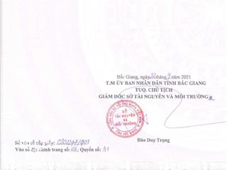 Khu đô thị đông bắc bích động việt yên, sổ đỏ chính chủ.  0965 937 ***