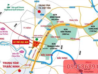 Bán đất nền dự án tabudec việt yên, 46 triệu / m2, 111 m2, tại nếnh, việt yên, bắc giang