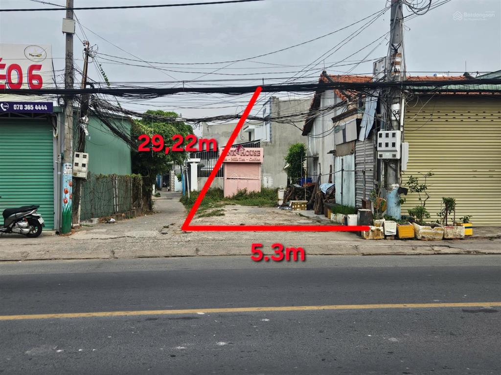 Lô góc 355m2 mặt tiền thủ khoa huân, thuận an