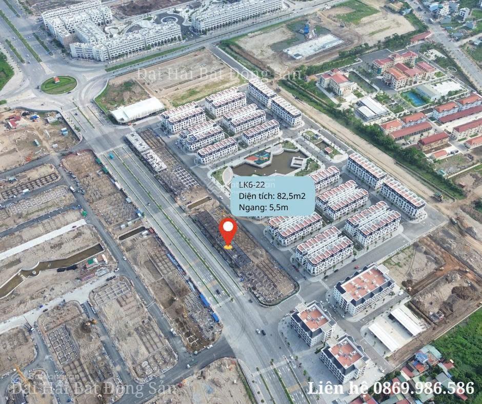 Bán shophouse mặt đường hoàng huy new city, 82,5m2, giá ưu đãi