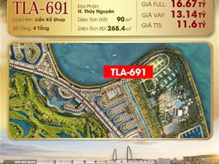 Shophouse độc quyền  tla691  phân khu quý tộc  vinhomes royal island
