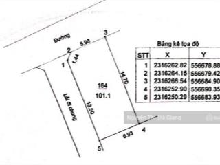 Duy nhất 1 mảnh 100m2 lô góc 2 mặt tiền mặt đường trục chính tại thị trấn quốc oai