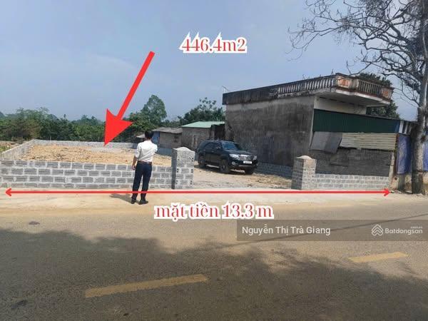 Bán gấp lô hoa hậu hơn 400m2 mặt đường đồng bèn, đông xuân, quốc oai