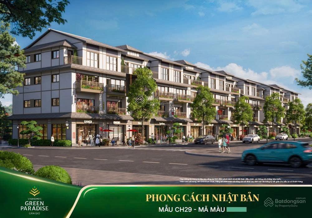 Căn áp góc (75m2) giá cực rẻ 12,89 tỷ khu clarke quay vinhomes cần giờ
