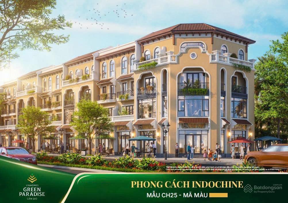 Căn áp góc (75m2) giá cực rẻ 12,89 tỷ khu clarke quay vinhomes cần giờ