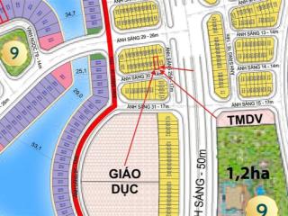 Căn áp góc (75m2) giá cực rẻ 12,89 tỷ khu clarke quay vinhomes cần giờ