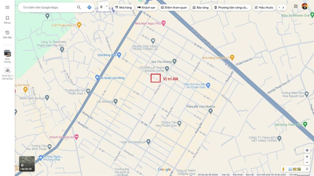 Bán đất 5x33m, mặt tiền đường d8 kdc thuận giao p. thuận giao, thổ cư 100%