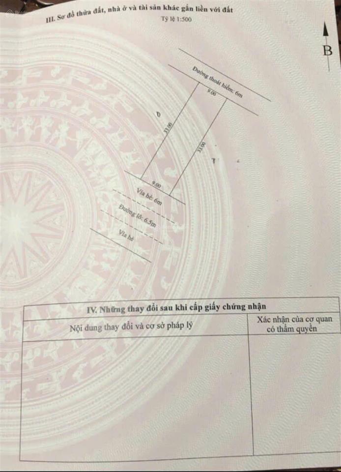 Bán đất 9x33m, đường d1 kdc thuận giao, p. thuận giao gần chợ lâm phát