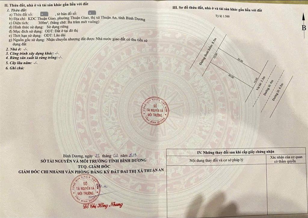 Bán dãy trọ 1t3l 10x30m, đường n10 kdc thuận giao p. thuận giao, thu nhập 35tr/th