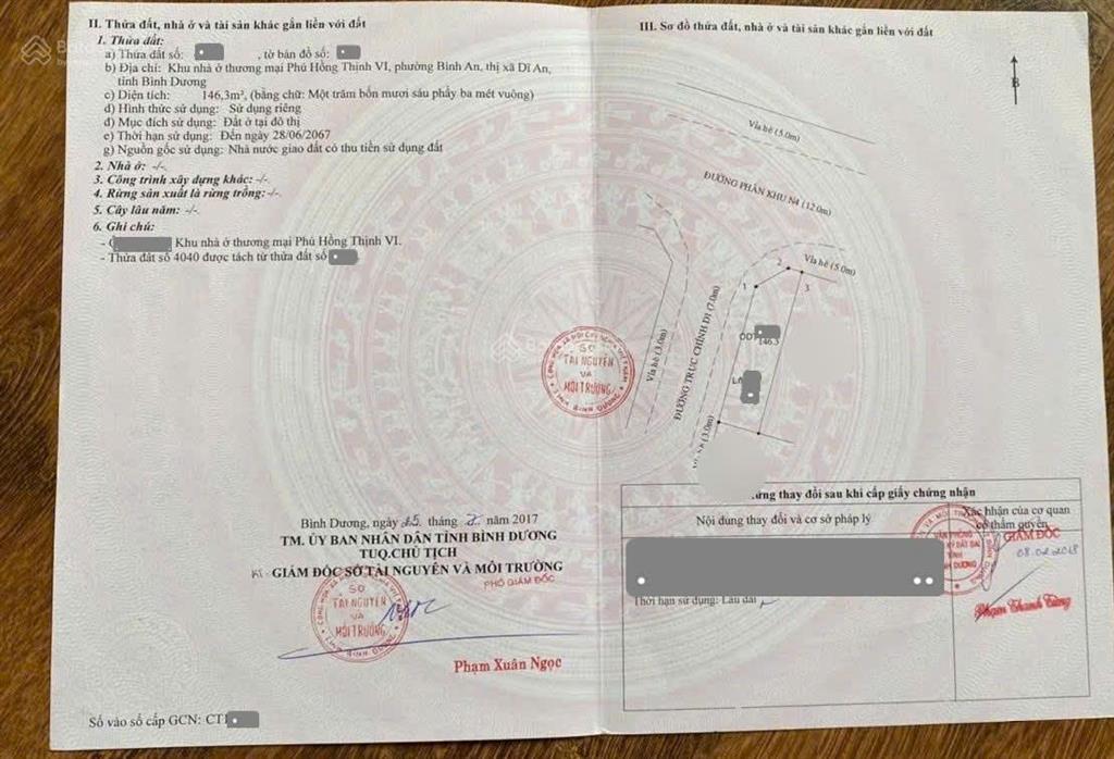 Bán lô góc 11.2x25m, đường n4 kdc phú hồng thịnh 6 p. bình an