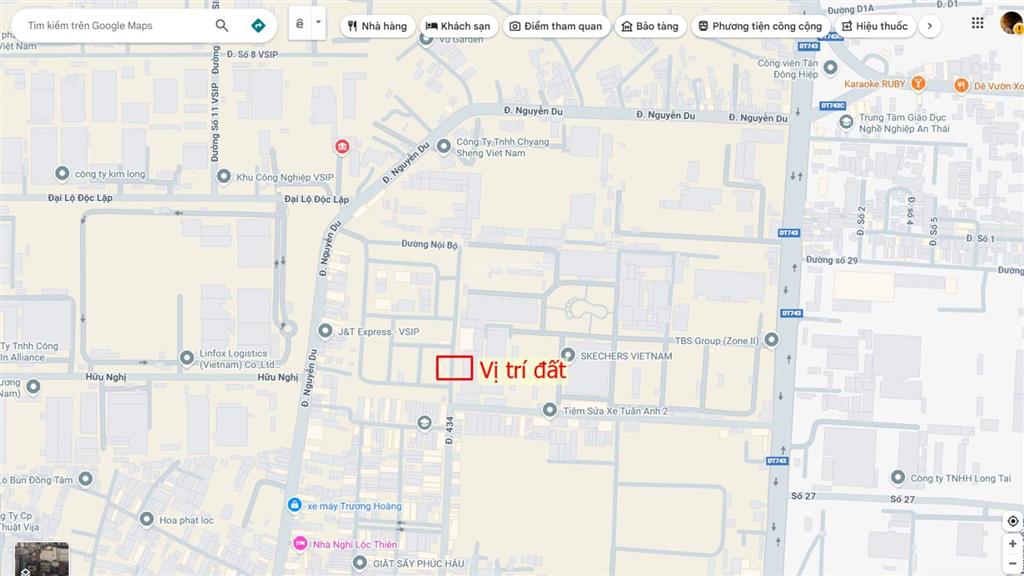 Bán đất 18x20m, đường số 11 kdc thanh bình, p. bình hòa, thu 70tr/th