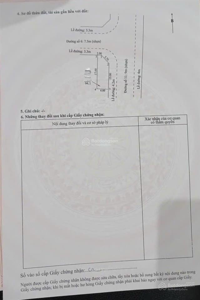 Bán căn góc cấp 4 (10.5x17m), đường số 11 kdc thanh bình p. bình hòa