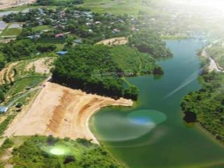 Gia đình bán cắt lô 2000m2 đất thổ cư bám hồ  0966 746 ***