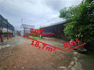 Chính chủ gửi miếng đất 148m2 (8x18,7m) ngay gần đường cmt8 lái thiêu  cách chợ 800m  có thổ cư