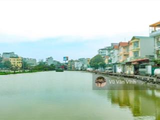 Bán đất siêu hiếm mặt hồ cự khối, view hồ đẳng cấp, 80m2, mặt tiền 4.2m, giá nhỉnh 14 tỷ.