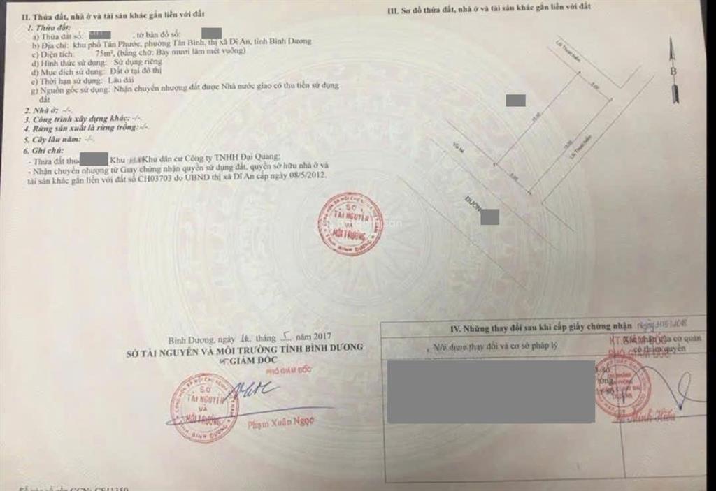 Đất khu dân cư đất mới gần ngã tư chiêu liêu, phường tân bình, thành phố dĩ an