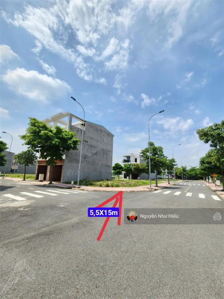 Bán lô góc đất 2 mặt tiền, gần vsip 1, kdc lê phong thuận giao, p. thuận giao, tp. thuận an