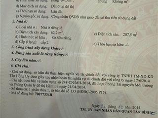 Nhà bán mặt tiền 179 nguyễn sỹ sách, tân bình, 4x16m, 4 tầng giá 13,9 tỷ