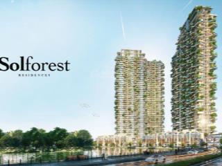 Bán căn studio  chung cư sol forest , kđt ecopark  view biệt thự đảo  nhà mới ít dùng