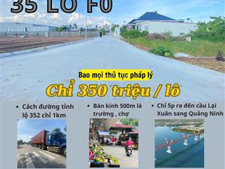 Ra mắt 35 lô f0  chỉ từ 3xx triệu tại thuỷ nguyên , hải phòng
