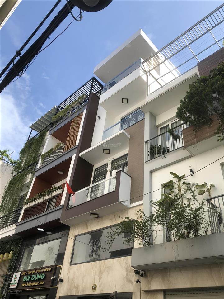Nhà mới ở liền sát mặt tiền nguyễn văn đậu p. 11 bình thạnh, 4x19m, 5 tầng, 5 pn lớn. full nt