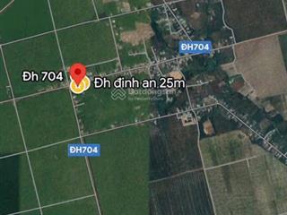 Bán gấp lô đất 10x45m mặt tiền nhựa định an giá chỉ 800 triệu , sổ riêng