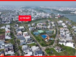 Bán lô đất biệt thự 2 mặt tiền khu đảo 1 hòa xuân, đà nẵng  diện tích 950m2  view kênh thoáng mát