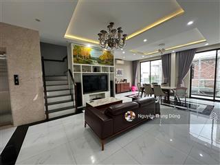 Bán biệt thự 3 tầng có thang máy, view sông khu compound đảo nổi cẩm lệ, đà nẵng, giá 