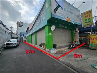 (phát mại) góc 2 mt phan huy ích 6x27  2 lầu