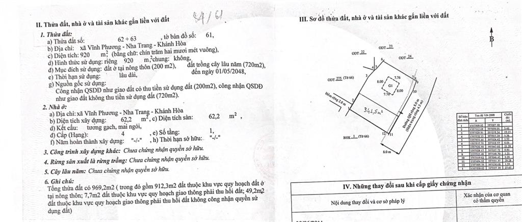 Phát mại căn nhà 20x28,3m (578,5m2) giá tốt nha trang