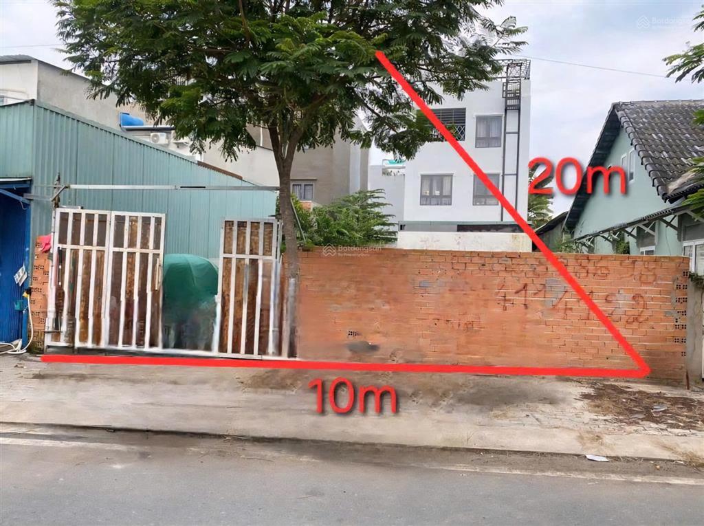 Mt đào sư tích (10x20m) 200.7 m2 tiện xây chdv