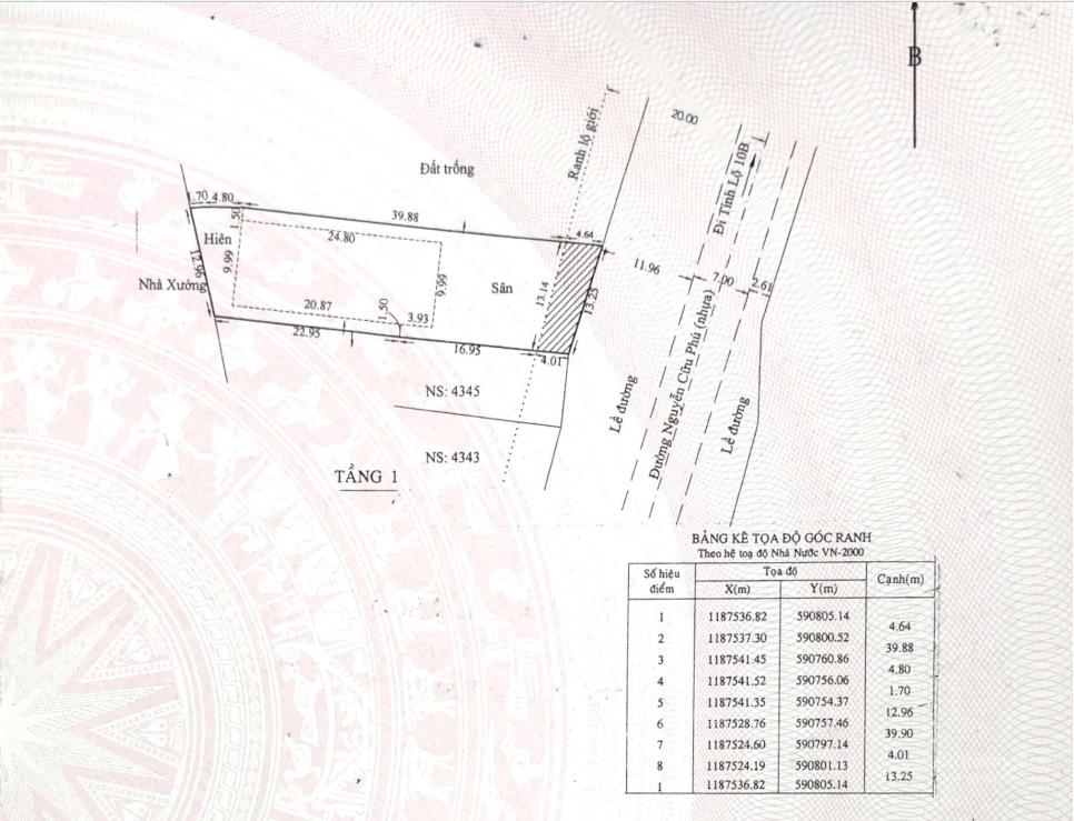 560m2 thổ cư mt nguyễn cửu phú (13.25x51m) cách tvg 1km