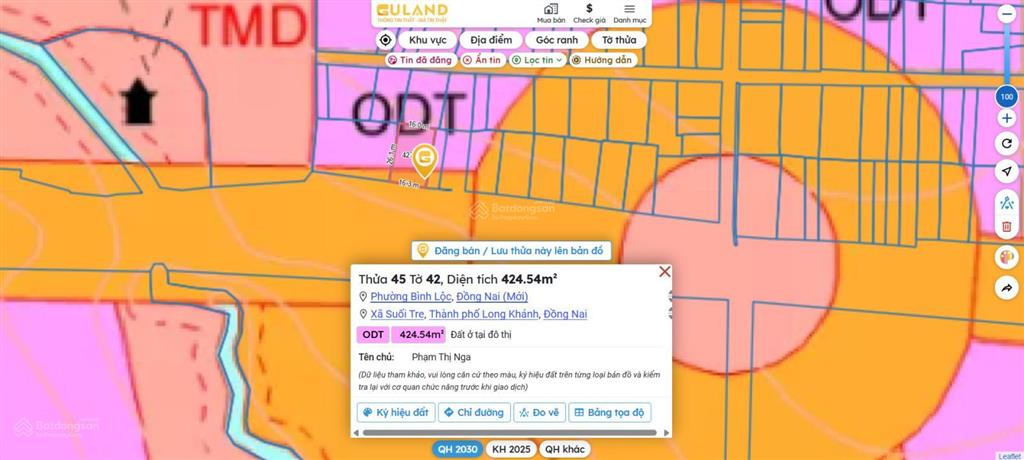 Mt ql1a (16.36 x 26.24m) cách cao tốc 3km, bưu điện 5km