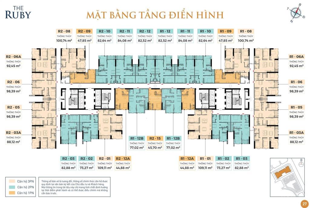 Độc quyền căn góc hoa hậu 3 pn sở hữu tầm view trực diện biển  hỗ trợ thanh toán linh hoạt