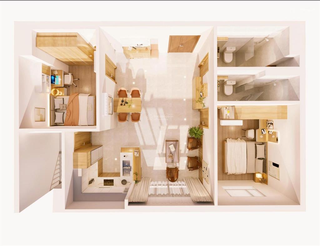 Cho thuê cc 2pn, 15 triệu, 72m2 tại cosmo city, tân phú, q7, hcm