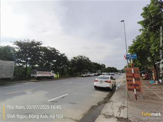 Đường ô tô, đất ngọc chi, vĩnh ngọc (xã vĩnh thanh) 50m2, mt 4.3m, giá 5.5 tỷ