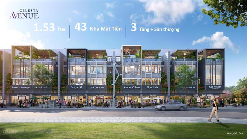 Giỏ hàng cđt cuối cùng celesta avenue từ 40 tỷ,cam kết cho thuê lại, ưu đãi đến 1.6 tỷ độc quyền