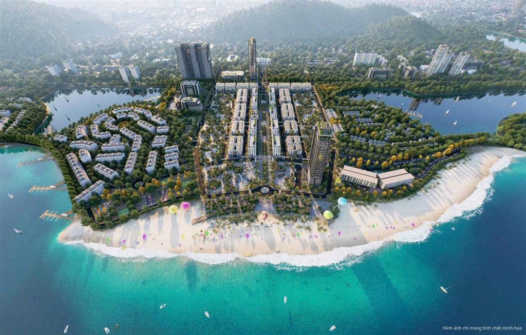 Suất ng nhà phố sora bay hạ long xd 6 tầng + tum, dtxd 538m² mặt đường hqv full giá 27,4 tỷ