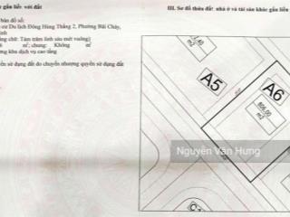 Cần bán gấp lô đất phía đông hùng thắng dt 806m2 giá 78tr/m2 quy hoạch xây ks 15 tầng