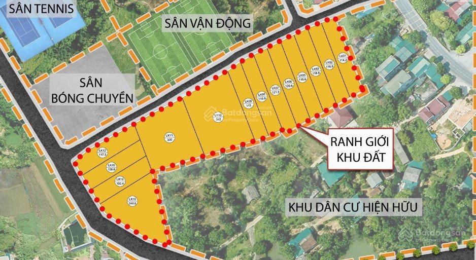 Siêu phẩm lô góc làn 2 quốc lộ 6 diện tích 117,3m2 giáp khu công nghiệp lương sơn