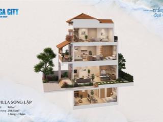 Cho thuê biệt thự song lập blanca city casa villa mặt tiền hàng điều & đường 3/2, ngay cổng chính