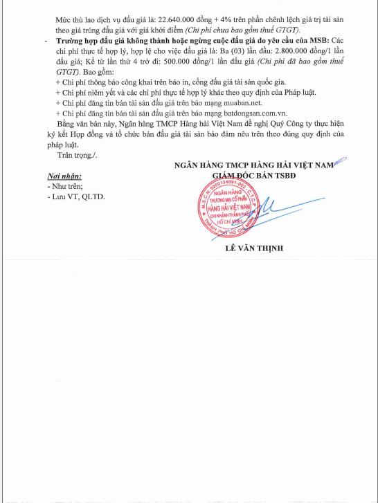 Công ty đấu giá hợp danh đông nam thông báo đấu giá tài sản