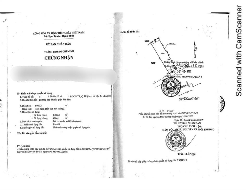 Bán xưởng mặt tiền trường chinh | 1007,5m | giá 27tỷ ~ 26tr/m | tân phú
