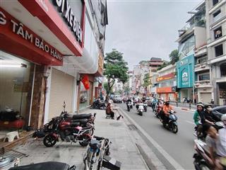 Mặt phố tôn đức thắng  trung tâm đống đa  ô tô tránh  vỉa hè  kinh doanh  40m*5t  21.3tỷ