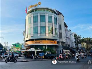 Góc 2mt lũy bán bích & tân thành | 12.4 x 23m | 1 trệt 2 lầu | hợp đồng thuê 225tr/tháng |