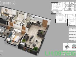 Bán căn hộ sky oasis  siêu phẩm view đảo    3pn | 97m² | full đồ mới