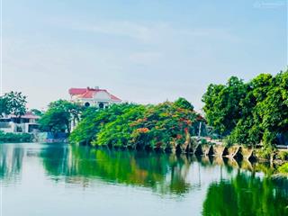 Cực đẹp! bán 1000m2 view hồ tại văn giang, hưng yên, cạnh dự án xuân cầu, đường di sản