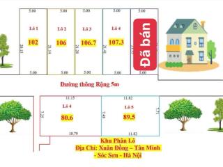 Hàng nóng hổi mới ra lò tại xuân đồngsóc sơn(tân minh cũ) giá chỉ từ 1x đường thông. 0976 677 ***